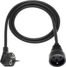 Elgotech przedłużacz Economic 1 gniazdo z/u 5m czarny (EPS-105-2)