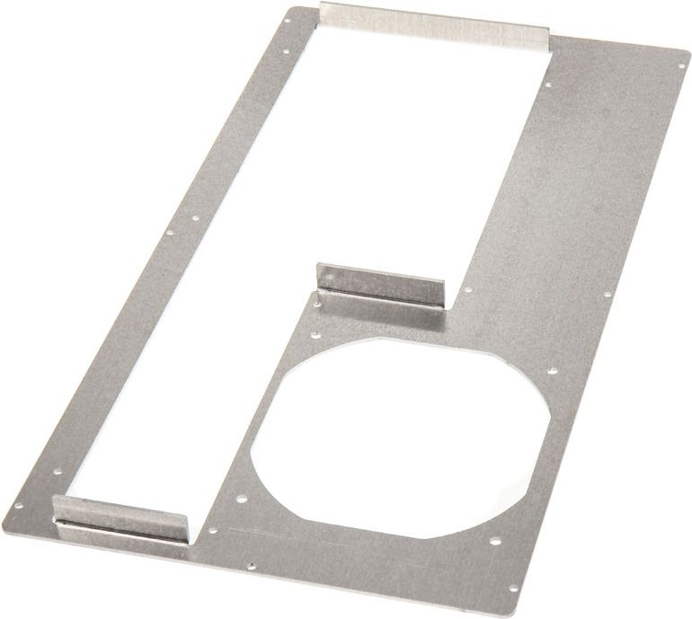 DimasTech Płyta tylna obudowy HPTX, 10 gniazd, Srebrna (S0001RW)