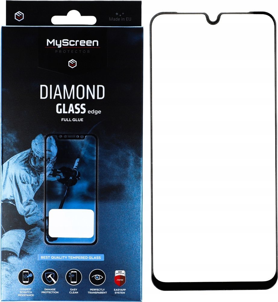 MS Diamond Glass Edge FG Sam A26 czarny/black Full Glue