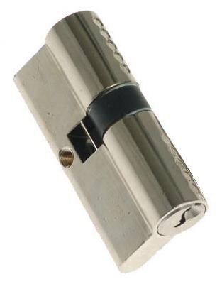 LOB Wkładka symetryczna bębenkowa Yeti 30x30mm nikiel satyna WK 61000N