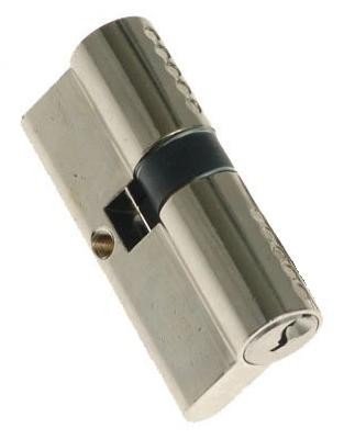 LOB Wkładka symetryczna bębenkowa Yeti 30x30mm nikiel satyna WK 61000N