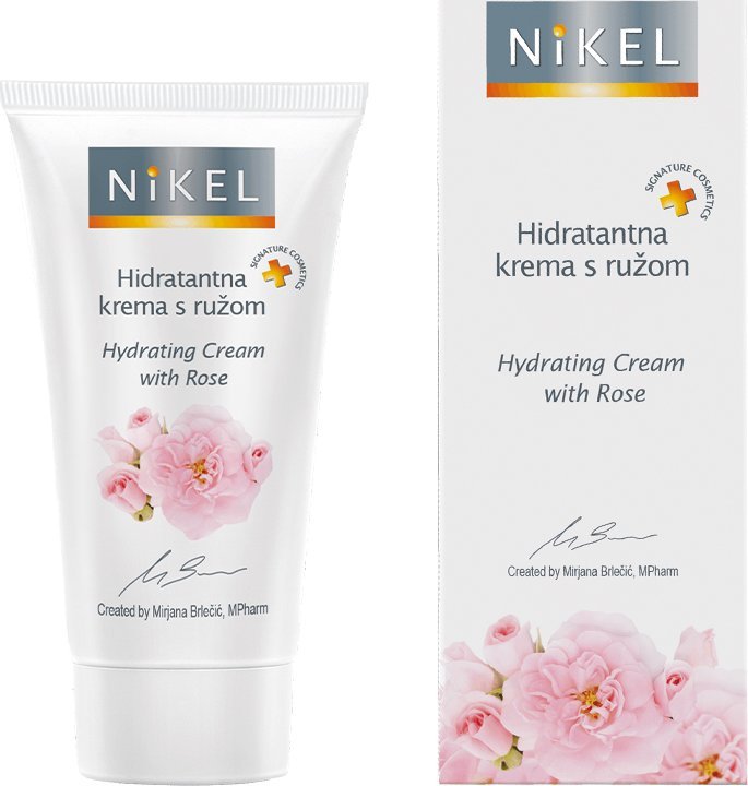 Nikel Nawilżający krem do twarzy z Różą, 50ml