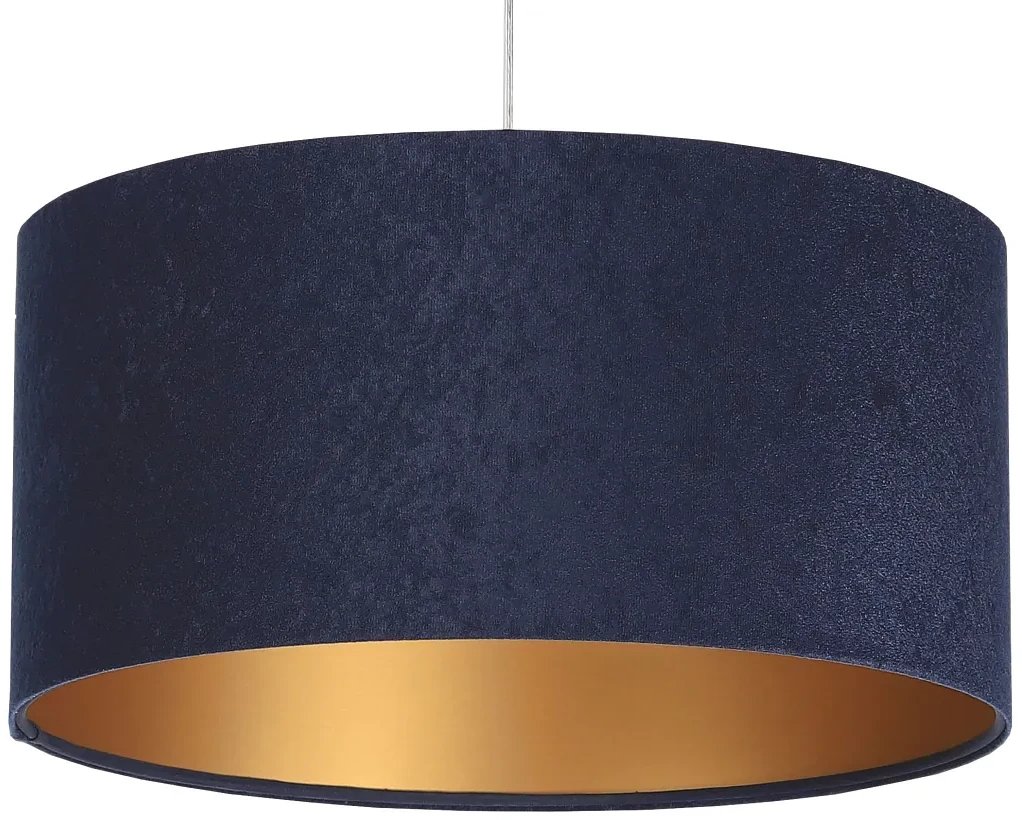 Lampa wisząca HOME 30 granatowa/złota BPS KONCEPT