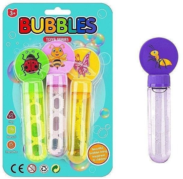 Pałeczki do baniek mydlanych owady 14cm 3szt