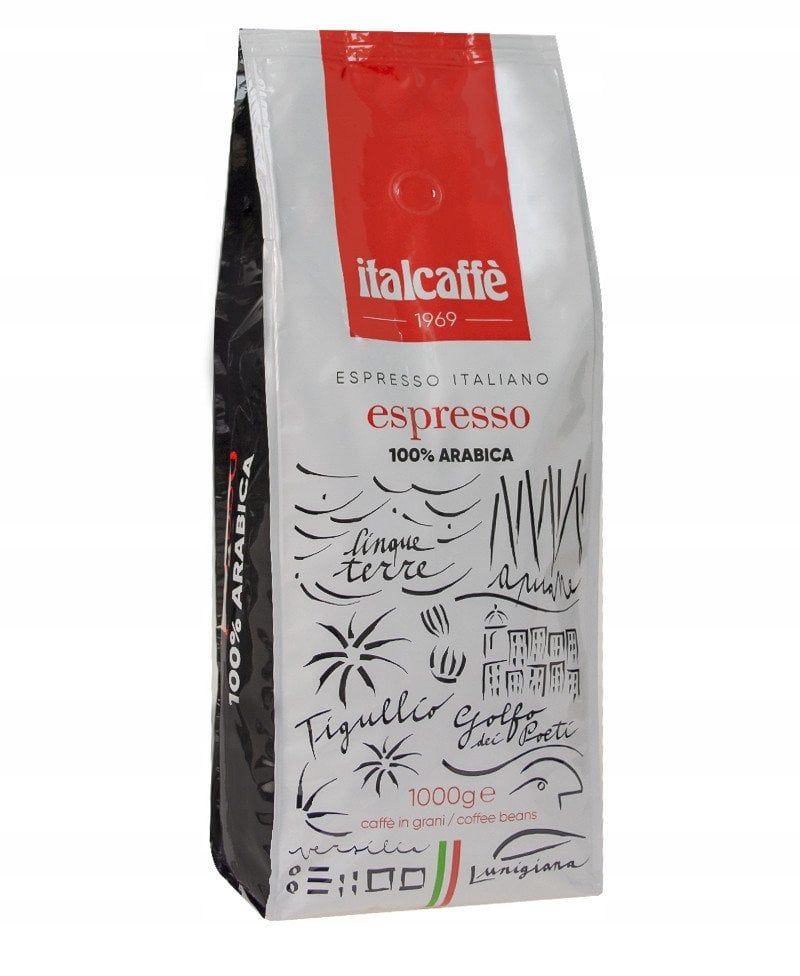 Kawa ziarnista Italcaffe Espresso Italiano Espresso 100% Arabica 1kg