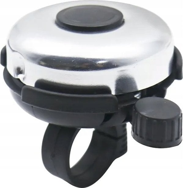 Dzwonek do roweru / hulajnogi aluminiowy FSBHN-075 czarno srebrny