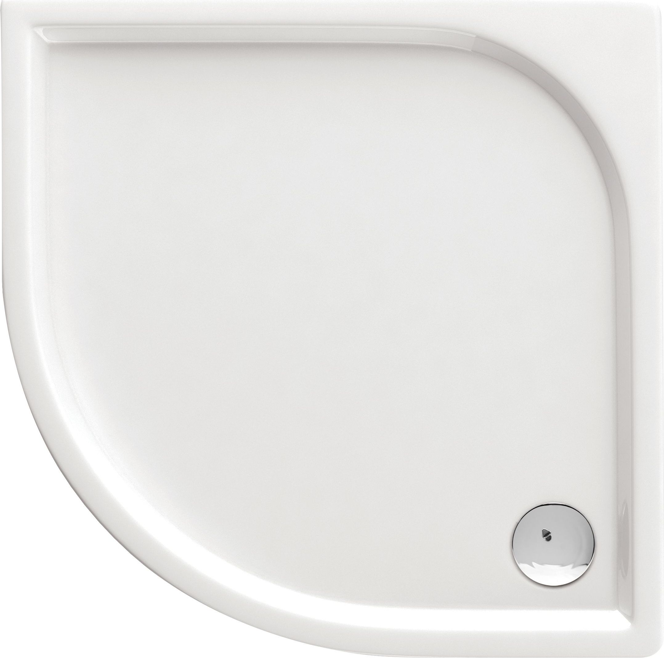 Brodzik Deante Cubic półokrągły narożny 90 cm x 90 cm (KTK_051B)