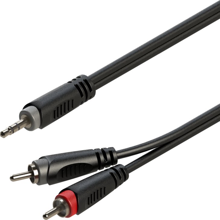 ROXTONE SAYC150L1 kabel audio 1m 1x wtyk minijack 3,5mm - 2x wtyk RCA