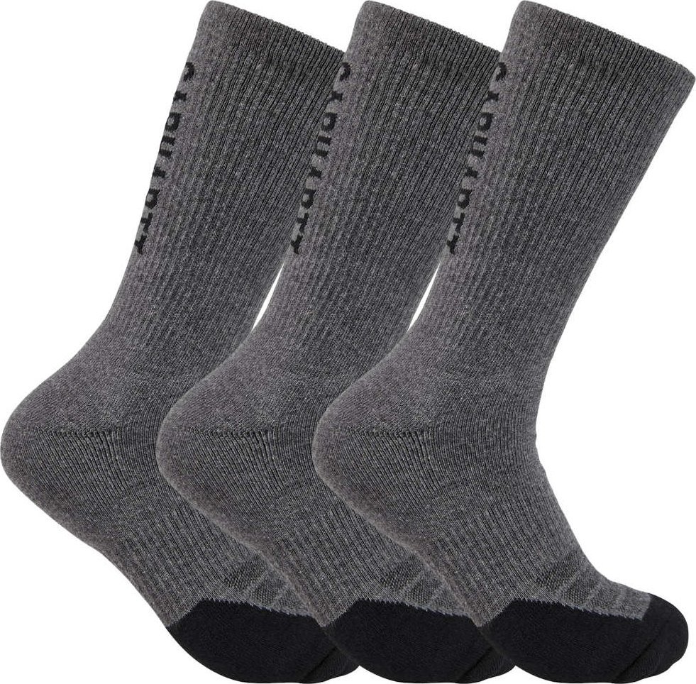 Carhartt Skarpety Carhartt Force Midweight Logo Crew Carbon