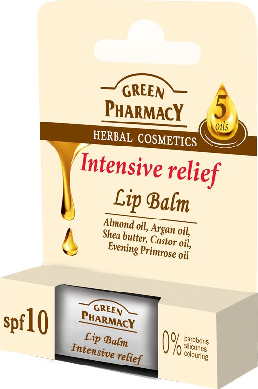Elfa Pharm Green Pharmacy Lip Balm Balsam do ust Intensive Relief 3.6g