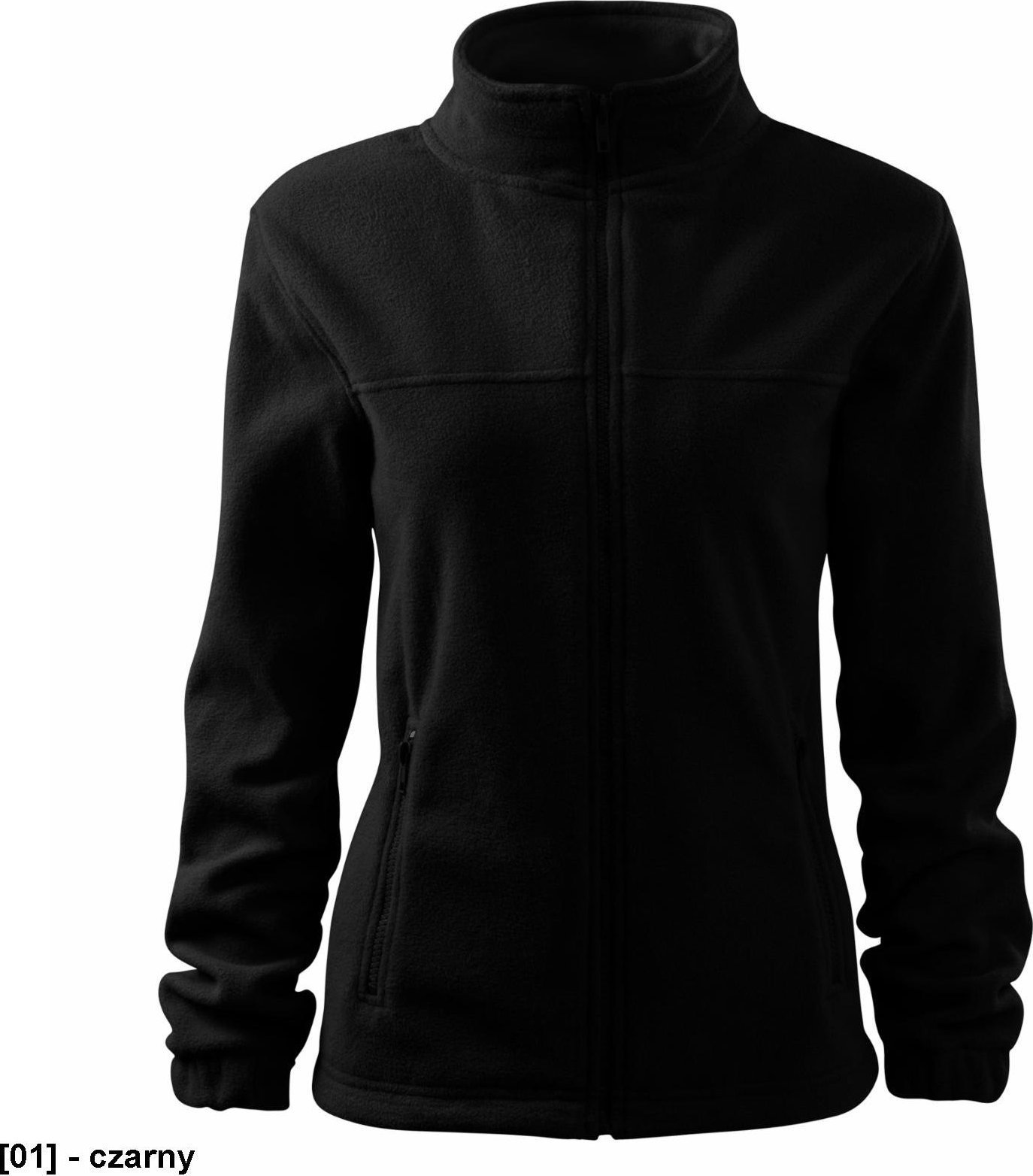 RIMECK Jacket 504 - ADLER - Polar damski, 280 g/m, 100 % poliester - czarny XS