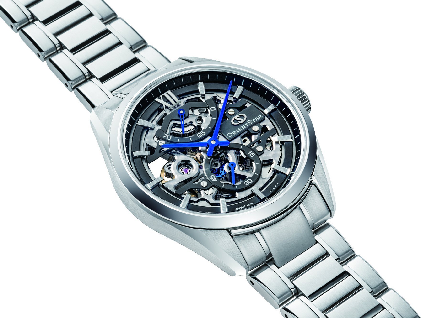 Zegarek Orient Star Zegarek męski Orient Star RE-AZ0101N00B srebrny