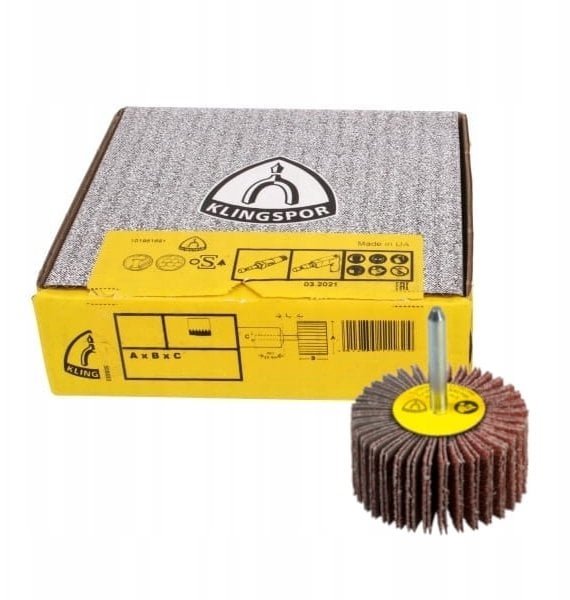 Klingspor KLINGSPOR ŚCIERNICA LISTKOWA TRZPIENIOWA KM613 40mm x 10mm x 6mm gr. 80