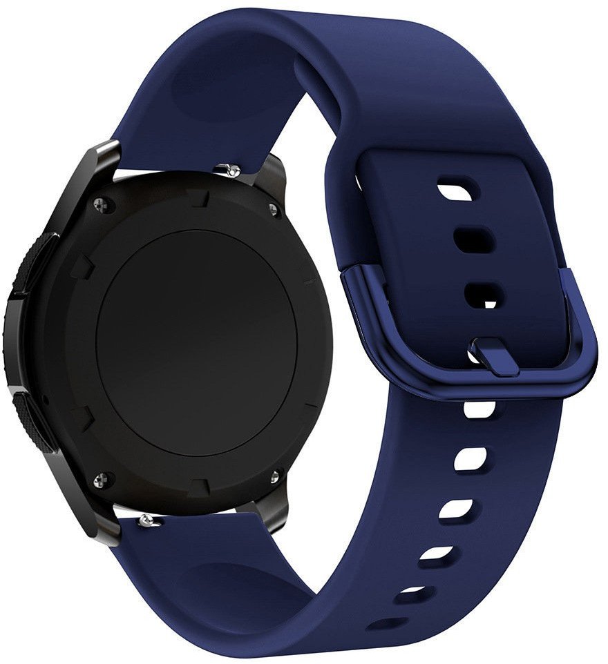 Pasek Silicone opaska do Samsung Galaxy Watch 45 / 46 / 47 mm ciemnoniebieski