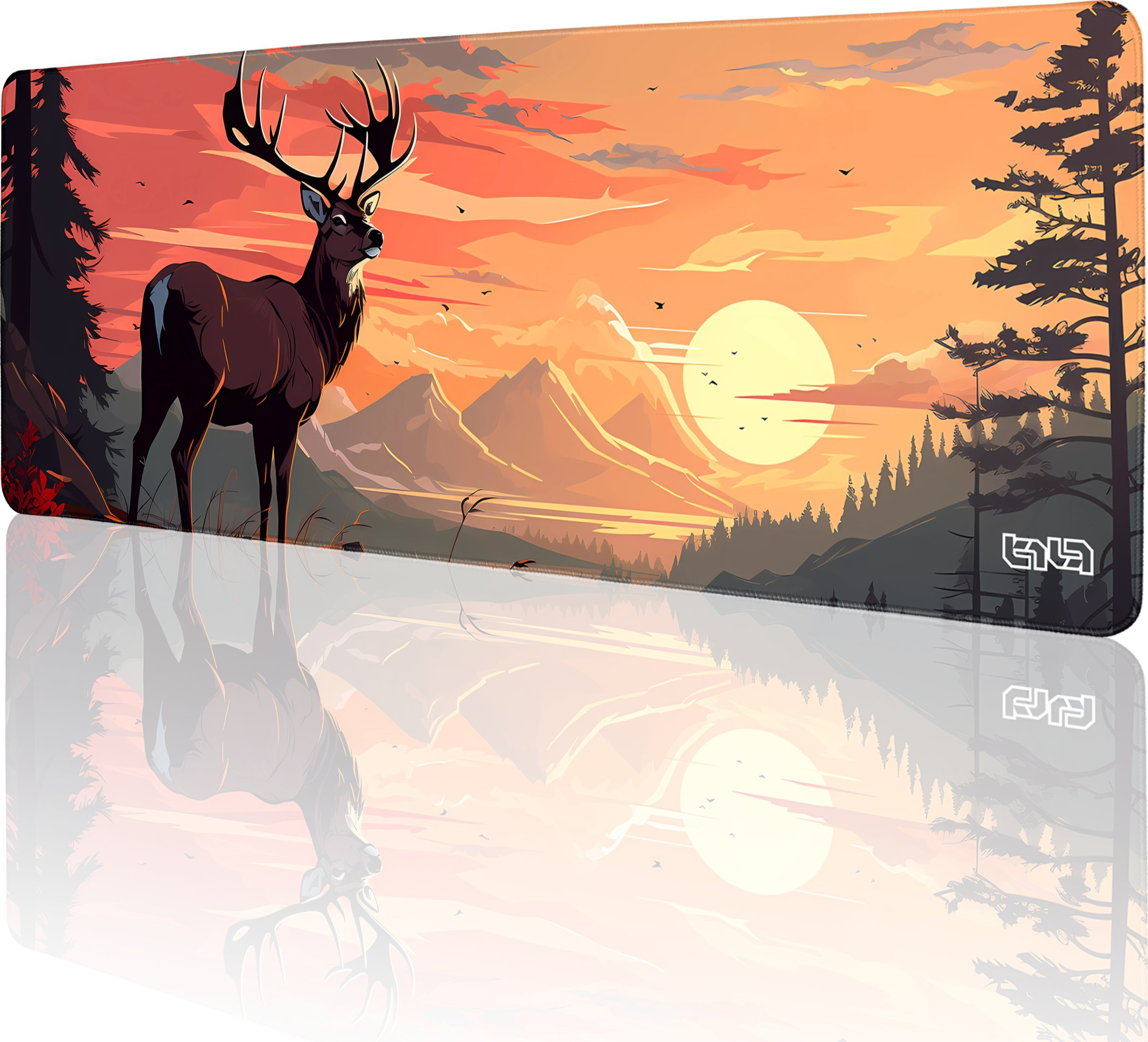 Podkładka Tilt PODKŁADKA POD MYSZKĘ XXL Jeleń w Rezerwacie 80x30 TILT Gamingowa Duża XL