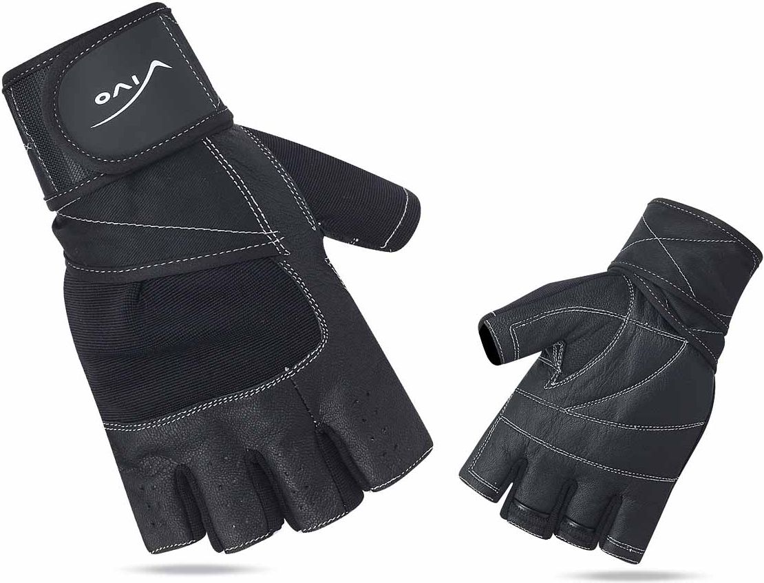 Vivo Rękawice kulturystyczne 1094 Czarne r. XL