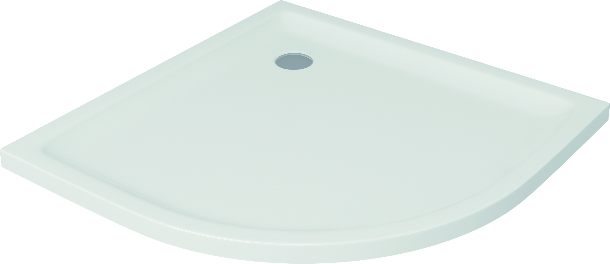 Brodzik Cersanit Tako półokrągły narożny 90 cm x 90 cm (S204-002)