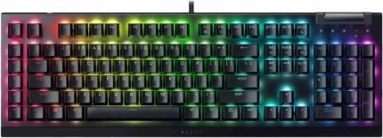 Klawiatura Razer Razer | BlackWidow V4 X | RGB | Gaming keyboard | Wired | RU | Black | Yellow Switch