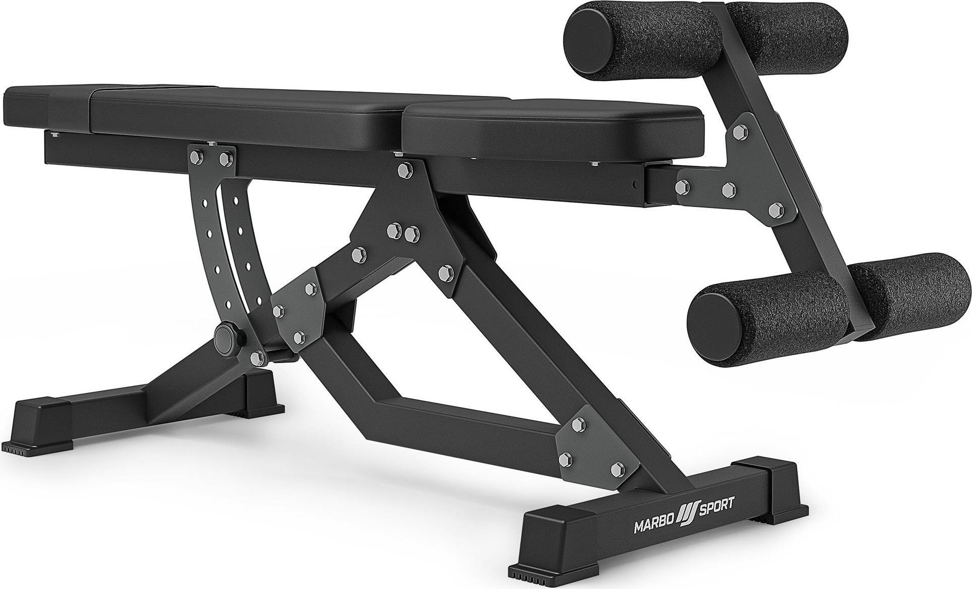 Regulowana ławka do ćwiczeń mięśni brzucha MS-L110 2.0 - Marbo Sport