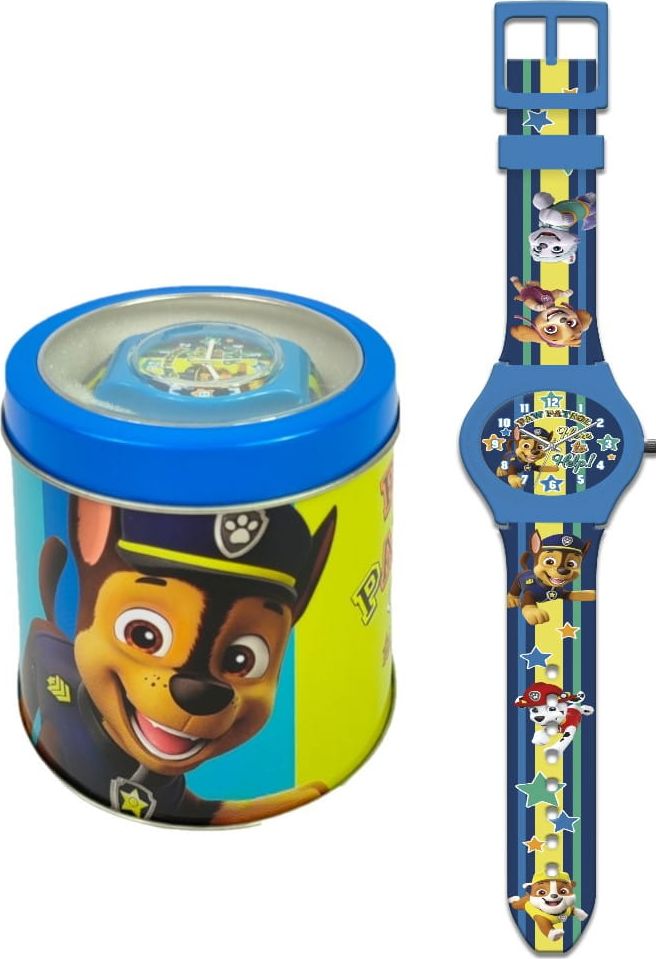 Kids Euroswan Zegarek analogowy w metalowym pudełku Psi Patrol PW16694 Kids Euroswan