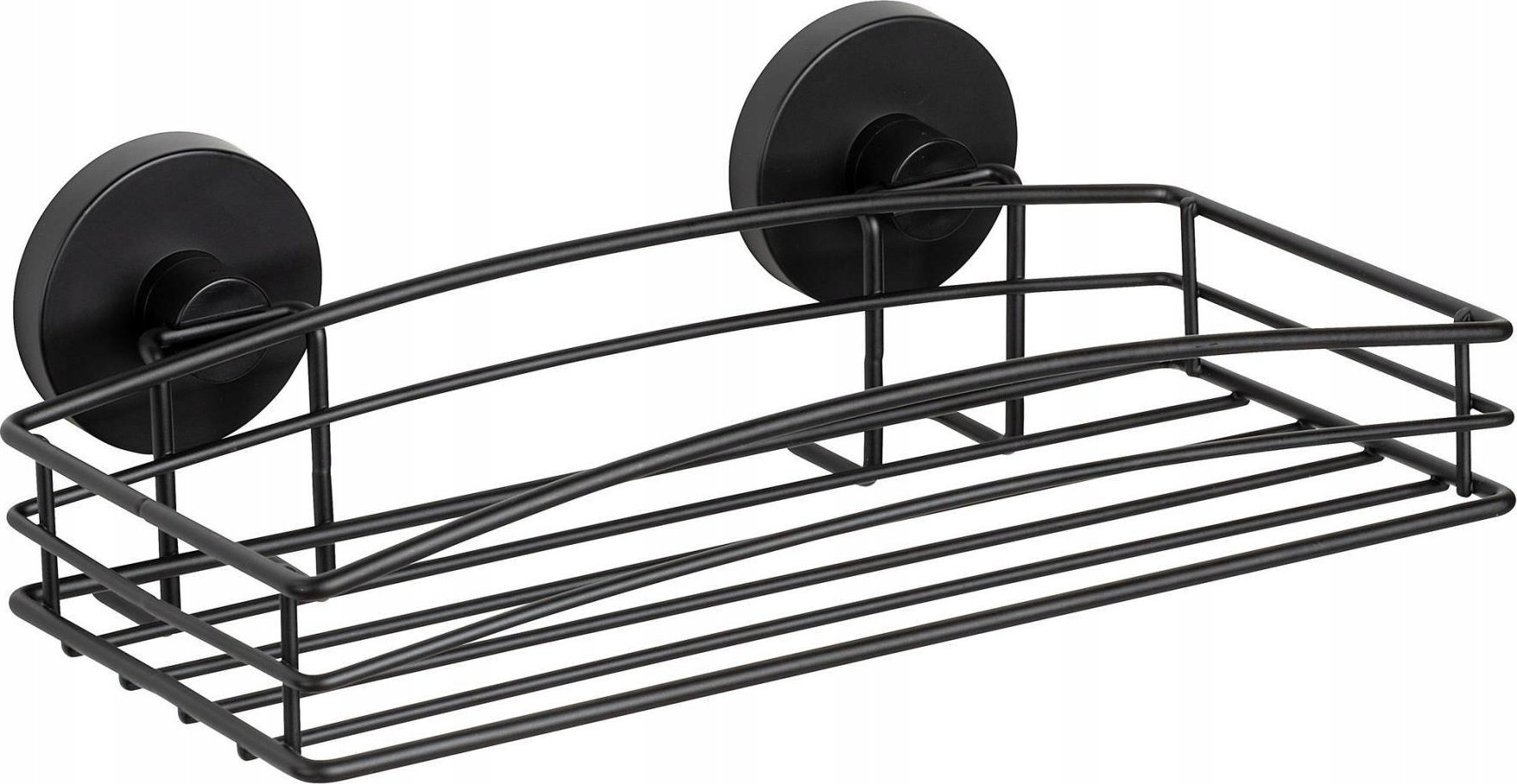 Koszyk prysznicowy Wenko Półka pod prysznic Vacuum-Loc, metalowa, WENKO