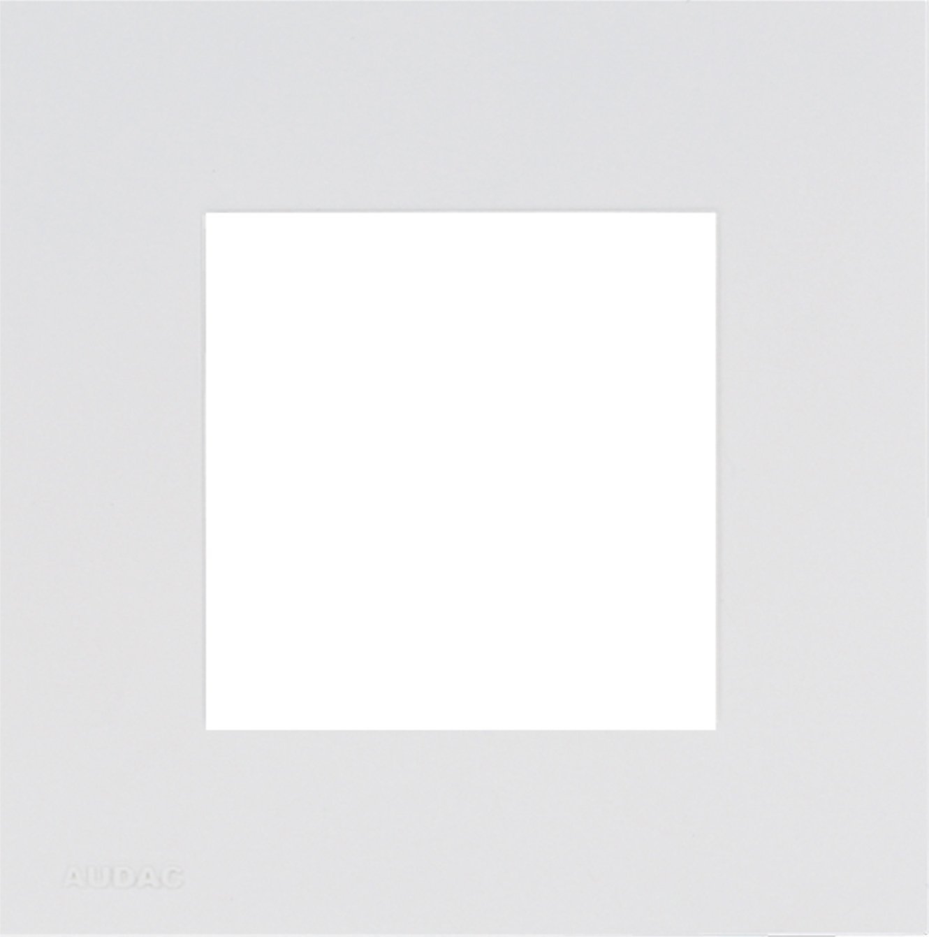 Audac AUDAC CF45S/W Ramka instalacyjna z dwoma otworami 45 x 45 mm, wersja biała