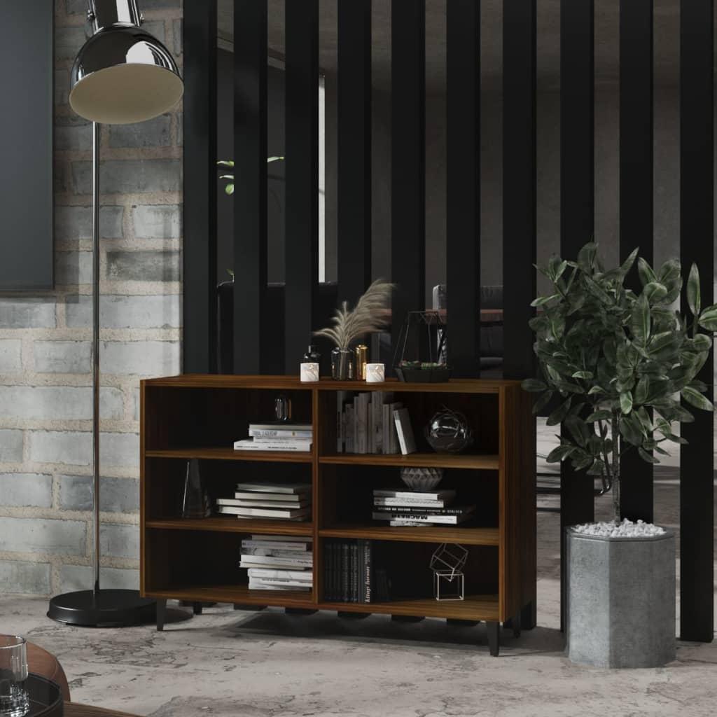 vidaXL vidaXL Szafka, brązowy dąb, 103,5x35x70 cm, płyta wiórowa