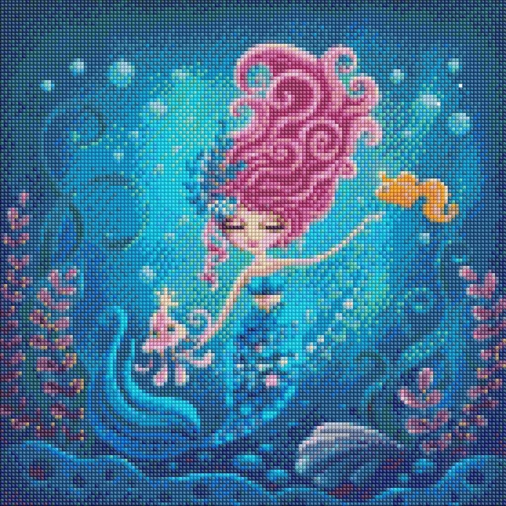 Norimpex Diamentowa mozaika - Syrena 40x40cm