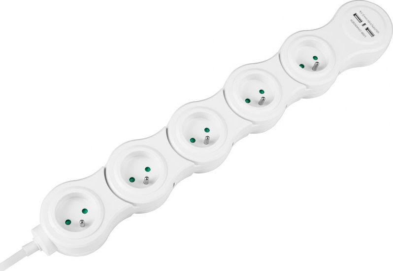 Rebel Przedłużacz sieciowy Rebel Power 5 gniazd