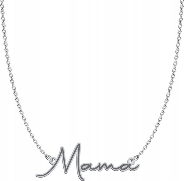 Radziszewska Jewellery Naszyjnik MAMA srebro925 Dedykacja Gratis