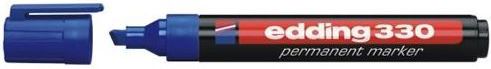Edding Marker permanentny 330 ścięta końcówka niebieski (EG1006)
