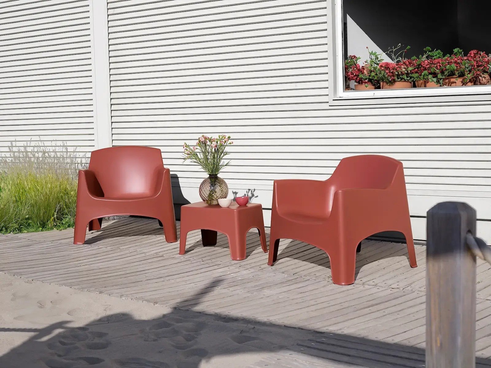 Garden furniture set Set Ibiza Terrace kiegelu red color 8003723702215