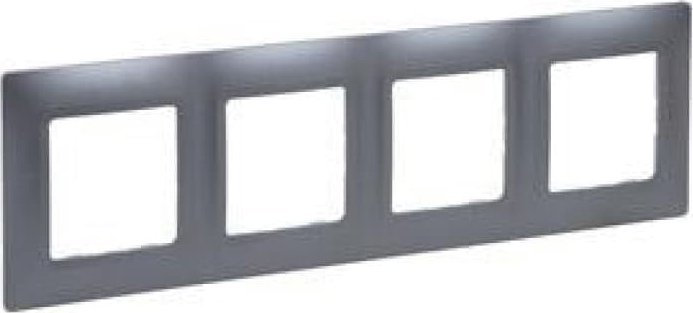 Legrand Niloe Selection Ramka poczwórna stal 762054