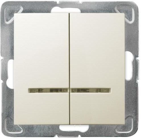 Ospel Łącznik świecznikowy Impresja z podświetleniem ecru (ŁP-2YS/m/27)