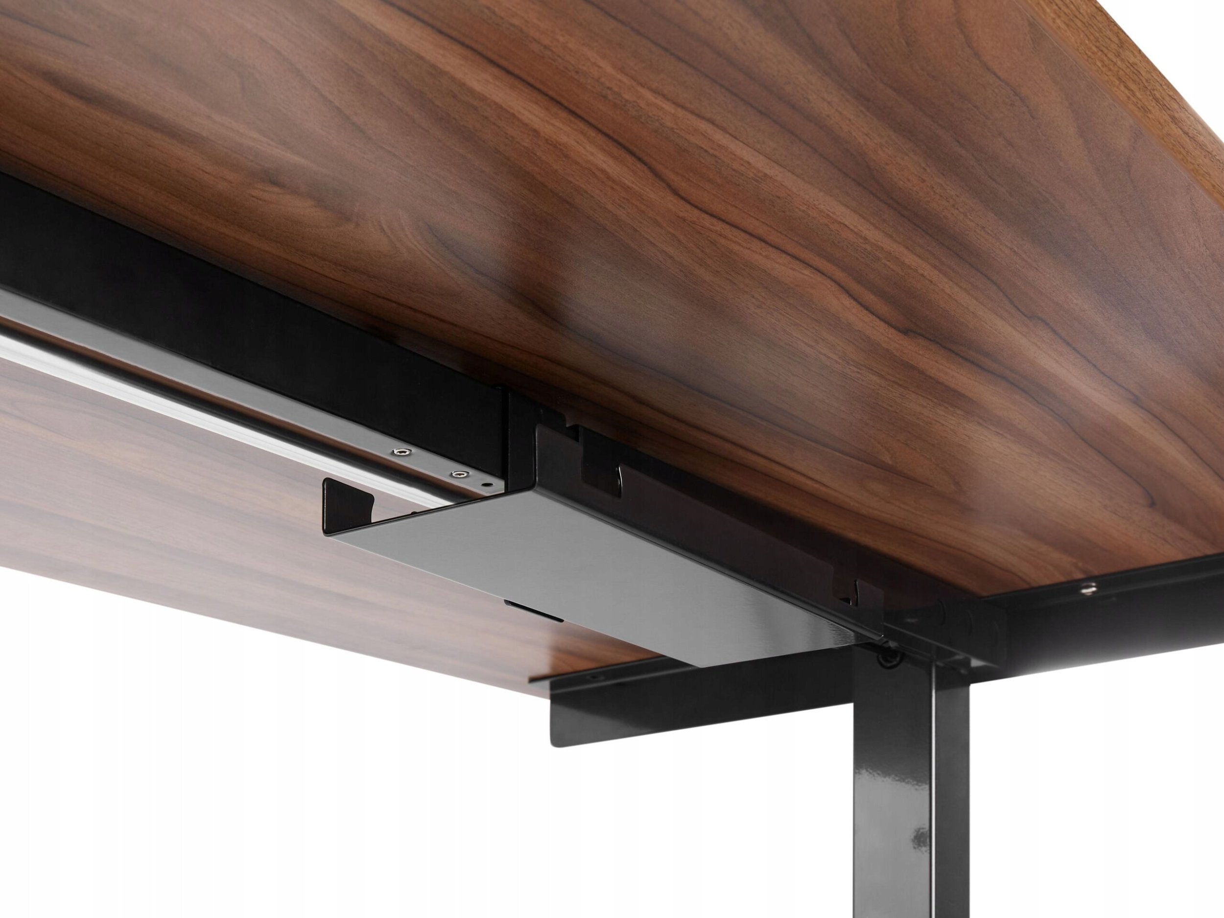 Organizer Beliani Organizer kabli pod biurko regulowane manualnie czarny TRACIE