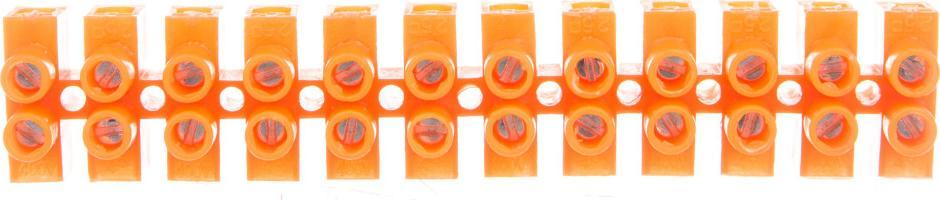 GTV Złączka zaciskowa 12-torowa 2,5mm2 3A pomarańczowa lz-25 LZ-25MM00-00