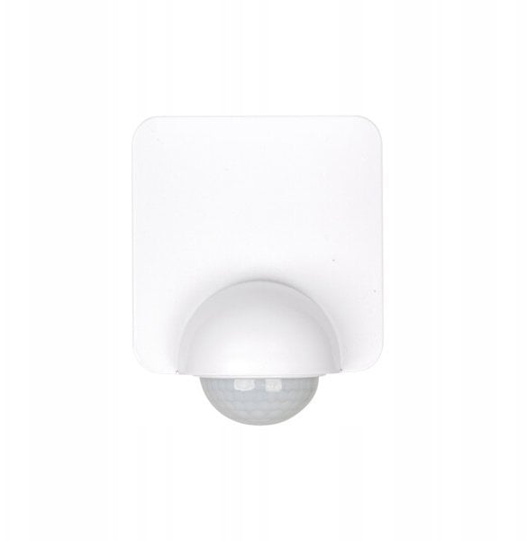 Czujnik ruchu PIR SENSQUARE-W 1200VA max 8m 360st. IP54 IIkl. szybkozłączka ścienny biały 37368