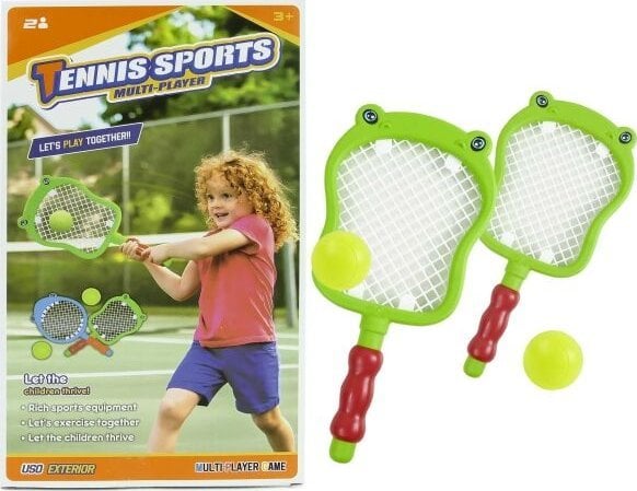 Zestaw rakietek do tenisa w kształcie żabki 135873