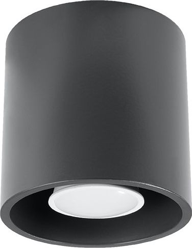 Lampa sufitowa Lumes Okrągły plafon LED antracyt - EX538-Orbil