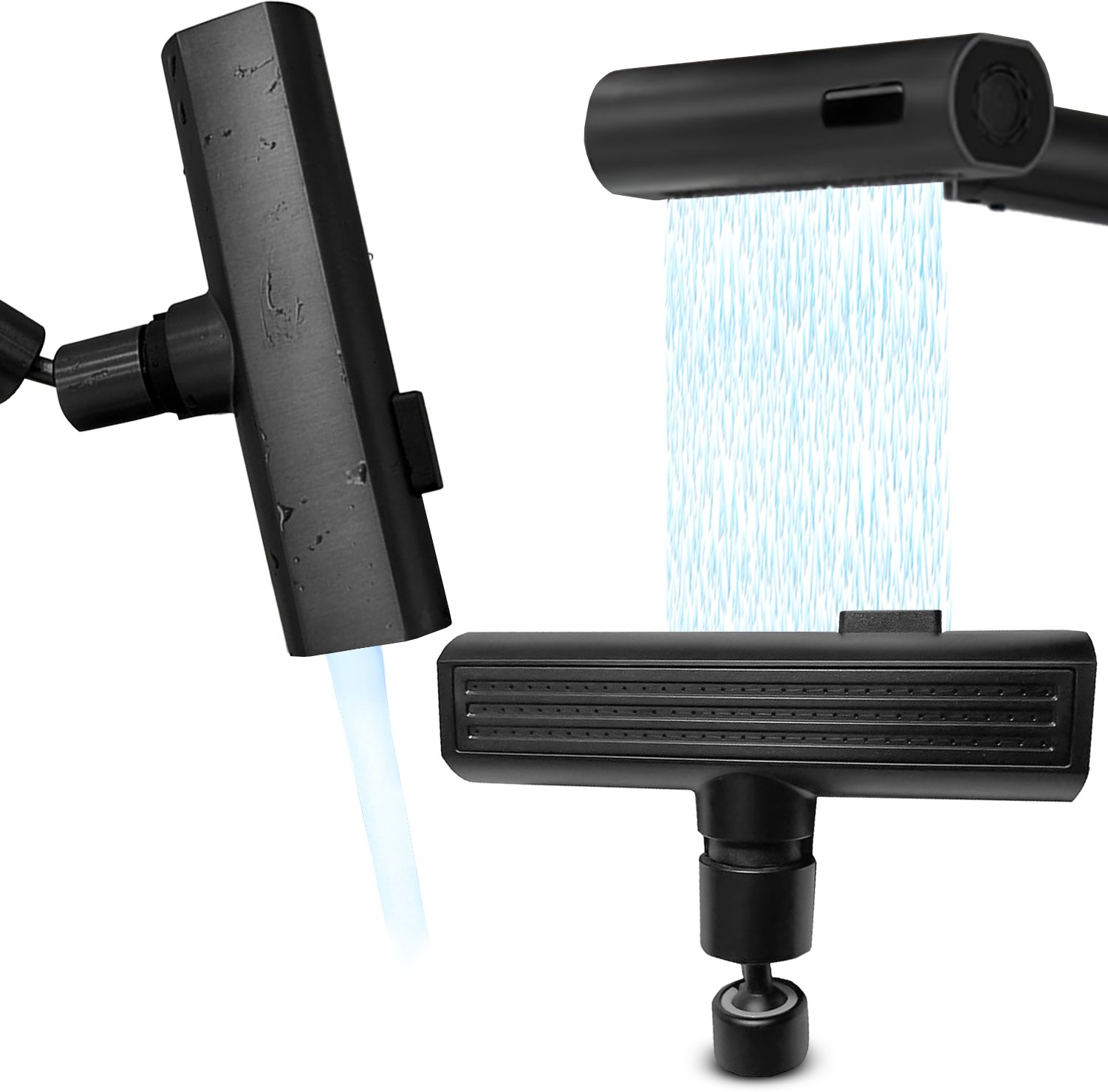 Końcówka do kranu Heckermann WM-214 Czarna