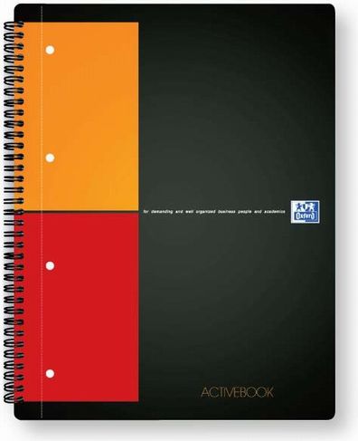 Oxford KOŁONOT.OXFORD ACTIVEBO. A4+ LI.H001402 KOŁONOTATNIK LINIA