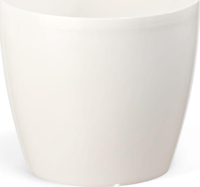 Lamela Doniczka osłonka plastikowa kremowa 15,5 cm Magnolia