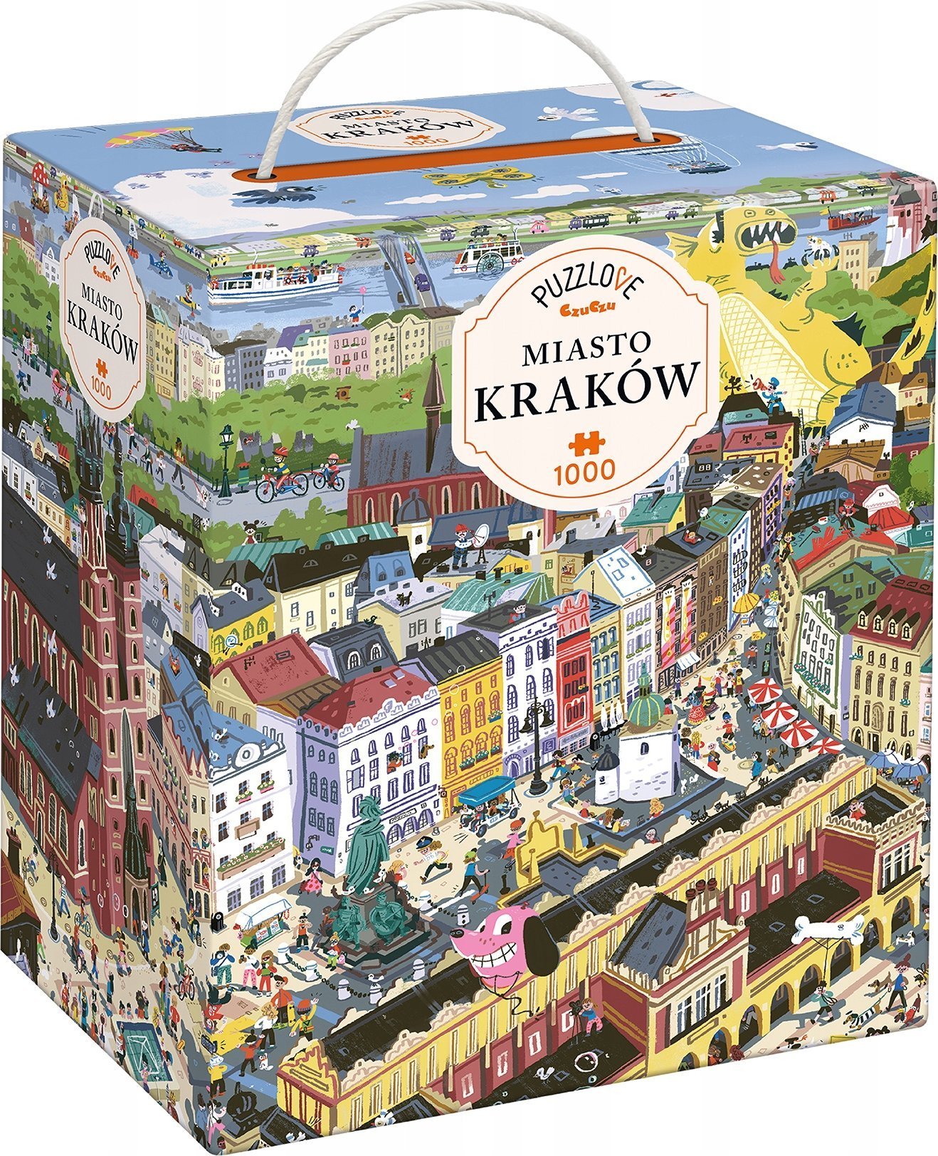 NICI Puzzlove CzuCzu Miasto Kraków 1000 elementów