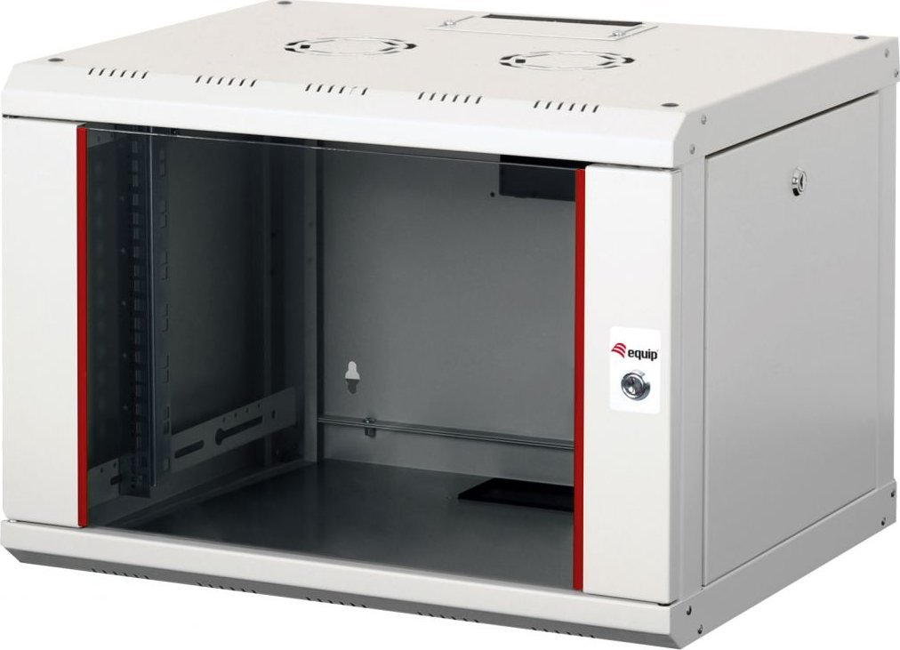 Szafa Equip Szafa serwerowa 19" 07U 600x450mm z drzwiami szklanymi szara