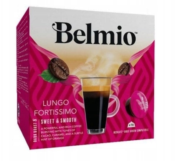 Kapsułki do Dolce Gusto zamienniki Belmio Lungo Fortissimo 16 sztuk