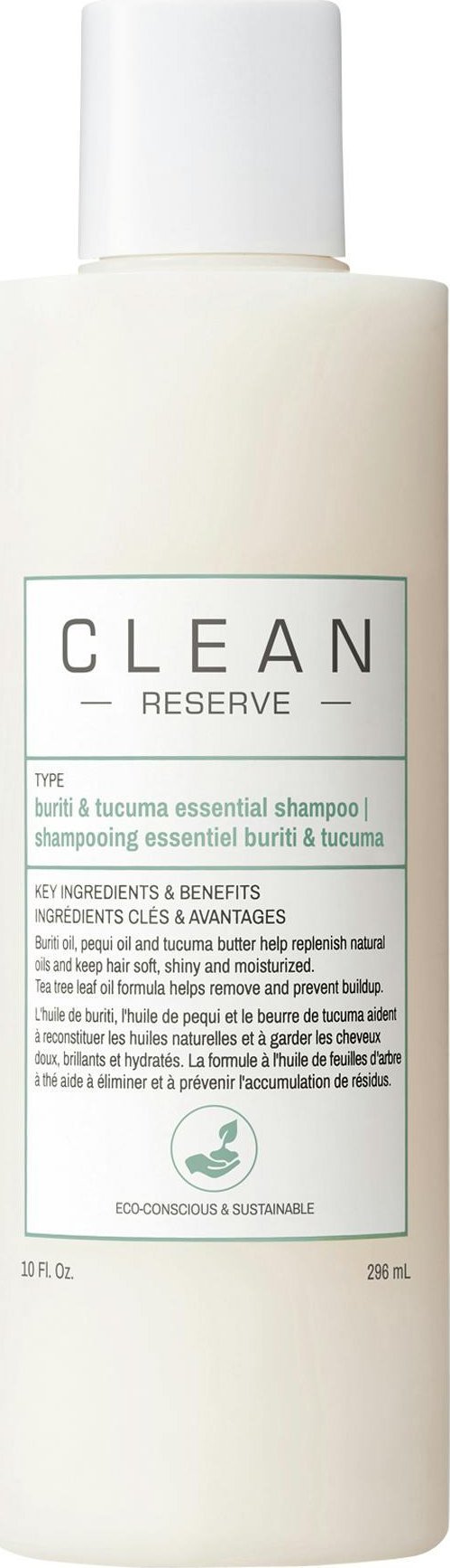 Clean Clean, Reserve, Buriti & Tucuma, Hair Shampoo, For Moisturizing, 296 ml For Women