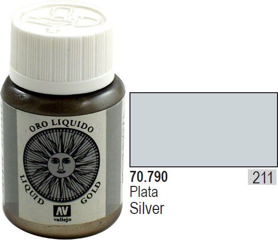 Vallejo Farba Nr211 Silver 35ml - 70790