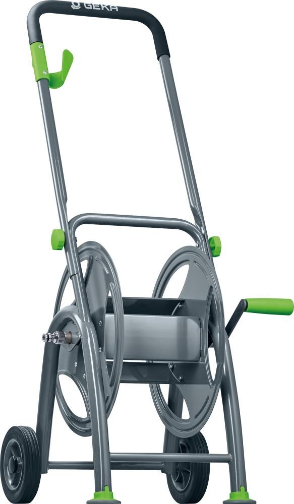 Wózek na Wąż GEKA PLUS P25 Ogrodowy Stojak Zwijacz Bęben