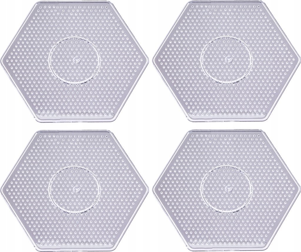 Szablon Do Prasowanek, Koraliki Do Prasowania, Podstawka SZEŚCIOKĄT 4 Sztuki