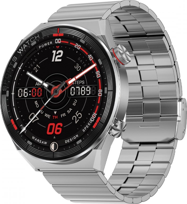 Smartwatch Watchmark Maverick Srebrny